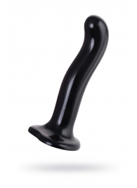 Черный стимулятор для пар P G-Spot Dildo Size M - 18 см. - Strap-on-me - в Таганроге купить с доставкой