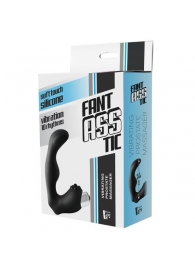 Черный вибромассажер простаты FantASStic Vibrating Prostate Massager - 11,3 см. - Dream Toys - в Таганроге купить с доставкой