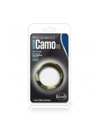 Эрекционное кольцо камуфляжной расцветки Silicone Camo Cock Ring - Blush Novelties - в Таганроге купить с доставкой