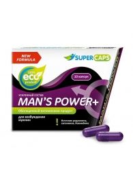 Возбуждающее средство для мужчин Mans Power plus - 10 капсул (0,35 гр.) +1 в подарок - SuperCaps - купить с доставкой в Таганроге