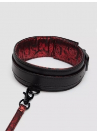 Стильный ошейник с поводком Reversible Faux Leather Collar and Lead - Fifty Shades of Grey - купить с доставкой в Таганроге