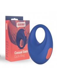 Синее эрекционное кольцо RRRING Casual Date Cock Ring - FeelzToys - в Таганроге купить с доставкой