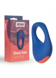 Синее эрекционное кольцо RRRING Dinner Date Cock Ring - FeelzToys - в Таганроге купить с доставкой