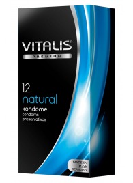Классические презервативы VITALIS PREMIUM natural - 12 шт. - Vitalis - купить с доставкой в Таганроге