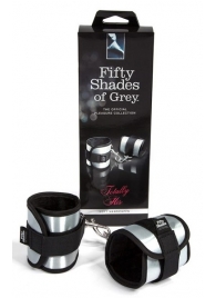 Серо-черные наручники Totally His - Fifty Shades of Grey - купить с доставкой в Таганроге