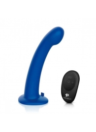 Синяя насадка Remote Control P-Spot G-Spot с черными трусиками - 20 см. - Pegasus - купить с доставкой в Таганроге