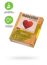 Экологически чистые презервативы Masculan Organic - 3 шт. - Masculan - купить с доставкой в Таганроге