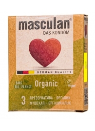 Экологически чистые презервативы Masculan Organic - 3 шт. - Masculan - купить с доставкой в Таганроге