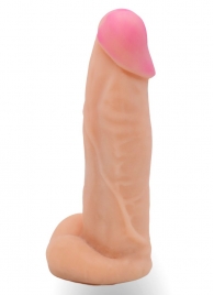 Телесная насадка на Harness с коннектором в ламинате - 20 см. - LOVETOY (А-Полимер) - купить с доставкой в Таганроге