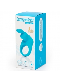 Голубое эрекционное виброкольцо Happy Rabbit Rechargeable Rabbit Cock Ring - Happy Rabbit - в Таганроге купить с доставкой