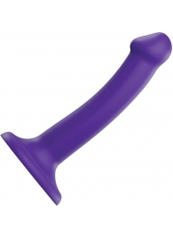 Фиолетовый фаллоимитатор-насадка Strap-On-Me Dildo Dual Density size S - 17 см. - Strap-on-me - купить с доставкой в Таганроге