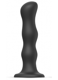 Черная насадка Strap-On-Me Dildo Geisha Balls size M - Strap-on-me купить в Таганроге с доставкой в Orgasmix.ru Черная насадка Strap-On-Me Dildo Geisha Balls size M - Strap-on-me - купить с доставкой в Таганроге