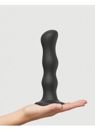Черная насадка Strap-On-Me Dildo Geisha Balls size XL - Strap-on-me - купить с доставкой в Таганроге