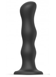 Черная насадка Strap-On-Me Dildo Geisha Balls size XL - Strap-on-me - купить с доставкой в Таганроге