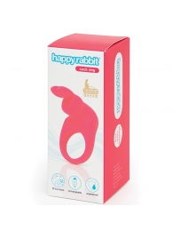 Розовое эрекционное виброкольцо Happy Rabbit Rechargeable Rabbit Cock Ring - Happy Rabbit - в Таганроге купить с доставкой