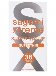 Ультратонкие презервативы Sagami Xtreme Superthin - 36 шт. - Sagami - купить с доставкой в Таганроге