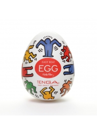 Мастурбатор-яйцо Keith Haring EGG DANCE - Tenga - в Таганроге купить с доставкой