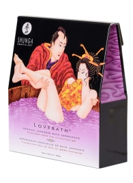 Соль для ванны Lovebath Sensual lotus, превращающая воду в гель - 650 гр. - Shunga - купить с доставкой в Таганроге