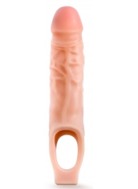 Телесная насадка на пенис 9 Inch Cock Sheath Extender - 22,2 см. - Blush Novelties - в Таганроге купить с доставкой