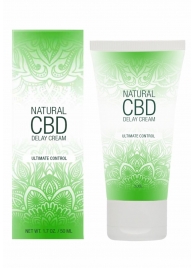 Крем-пролонгатор Natural CBD Delay Cream - 50 мл. - Shots Media BV - купить с доставкой в Таганроге