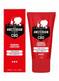 Пролонгирующий лубрикант Numbing CBD from Amsterdam - 50 мл. - Shots Media BV - купить с доставкой в Таганроге