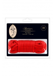Красная веревка для фиксации - 10 м. - Sweet Caress - купить с доставкой в Таганроге