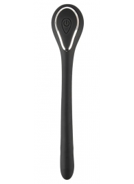 Черный гибкий уретральный стимулятор с вибрацией Vibrating Bendable Dilator - 13,5 см. - Orion - купить с доставкой в Таганроге