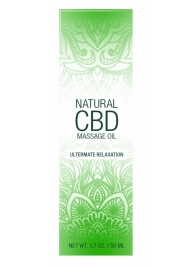 Массажное масло Natural CBD Massage Oil - 50 мл. - Shots Media BV - купить с доставкой в Таганроге