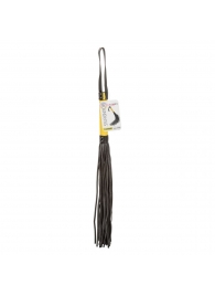 Черная плеть с желтой рукоятью Boundless Flogger - 69,25 см. - California Exotic Novelties - купить с доставкой в Таганроге