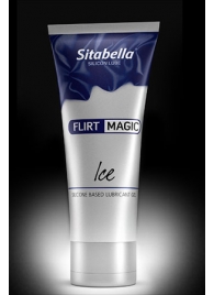 Силиконовая гель-смазка FLIRT MAGIC Ice с лёгким пролонгирующим эффектом - 75 мл. - Sitabella - купить с доставкой в Таганроге