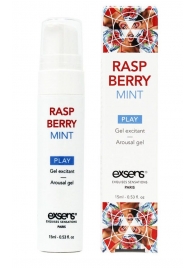 Возбуждающий гель Raspberry Mint с ароматом малины и мяты - 15 мл. - Exsens - купить с доставкой в Таганроге
