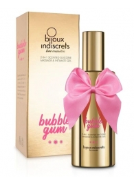 Гель с ароматом жвачки Bubblegum 2-in-1 Scented Silicone Massage And Intimate Gel - 100 мл. - Bijoux Indiscrets - купить с доставкой в Таганроге