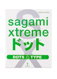 Презерватив Sagami Xtreme Type-E с точками - 1 шт. - Sagami - купить с доставкой в Таганроге