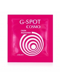 Стимулирующий интимный крем для женщин Cosmo G-spot - 2 гр. - Биоритм - купить с доставкой в Таганроге