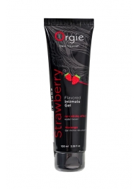 Интимный гель на водной основе Lube Tube Strawberry с клубничным вкусом - 100 мл. - ORGIE - купить с доставкой в Таганроге