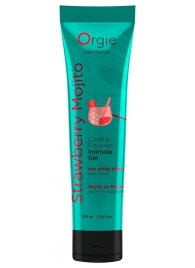 Съедобный интимный гель Orgie Lube Tube Cocktail Strawberry Mojito - 100 мл. - ORGIE - купить с доставкой в Таганроге