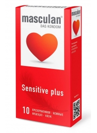 Презервативы Masculan Sensitive plus - 10 шт. - Masculan - купить с доставкой в Таганроге