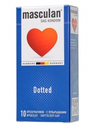 Презервативы с пупырышками Masculan Dotted - 10 шт. - Masculan - купить с доставкой в Таганроге