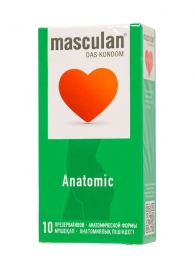 Презервативы анатомической формы Masculan Anatomic - 10 шт. - Masculan - купить с доставкой в Таганроге