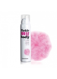 Массажная хрустящая пенка Tickle My Body Cotton Candy с ароматом сладкой ваты - 150 мл. - Love to Love - купить с доставкой в Таганроге