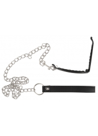 Зажим для половых губ с поводком Pussy Clamp With A Leash - Orion - купить с доставкой в Таганроге