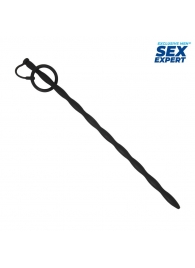 Черный стимулятор уретры Sex Expert - Sex Expert - купить с доставкой в Таганроге