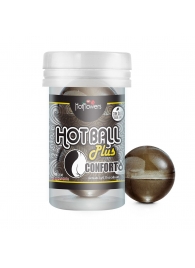 Анальный лубрикант на масляной основе Hot Ball Plus Conforto (2 шарика по 3 гр.) - HotFlowers - купить с доставкой в Таганроге