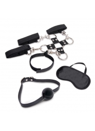 Набор для фиксации из 7 предметов Hogtie   Ball Gag Kit - Lux Fetish - купить с доставкой в Таганроге