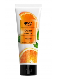 Лубрикант на водной основе OYO Aroma Gel Orange с ароматом апельсина - 75 мл. - OYO - купить с доставкой в Таганроге