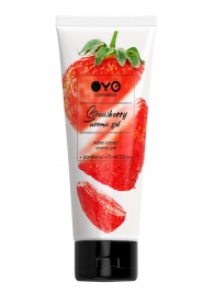 Лубрикант на водной основе OYO Aroma Gel Strawberry с ароматом клубники - 75 мл. - OYO - купить с доставкой в Таганроге