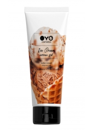 Лубрикант на водной основе OYO Aroma Gel Ice Cream с ароматом пломбира - 75 мл. - OYO - купить с доставкой в Таганроге