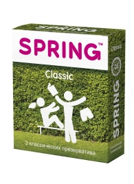 Классические презервативы SPRING CLASSIC - 3 шт. - SPRING - купить с доставкой в Таганроге