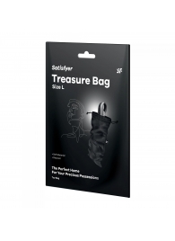 Черный мешочек для хранения игрушек Treasure Bag L - Satisfyer - купить с доставкой в Таганроге