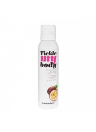 Массажная хрустящая пенка Tickle my body с ароматом маракуйи - 150 мл. - Love to Love - купить с доставкой в Таганроге